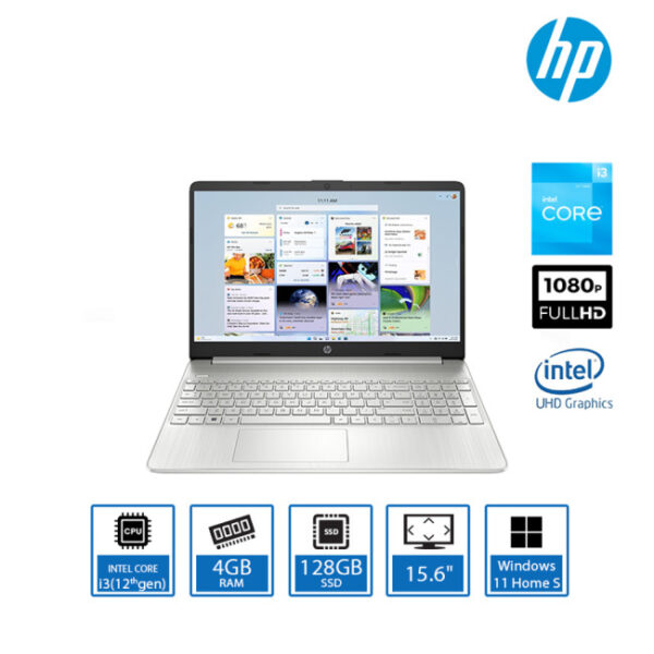 Lahori Mandi HP 15s Laptop – 15.6” HD, Intel Core i3/i5, SSD Storage & Lightweight Design – Ideal for Students, Home, Office